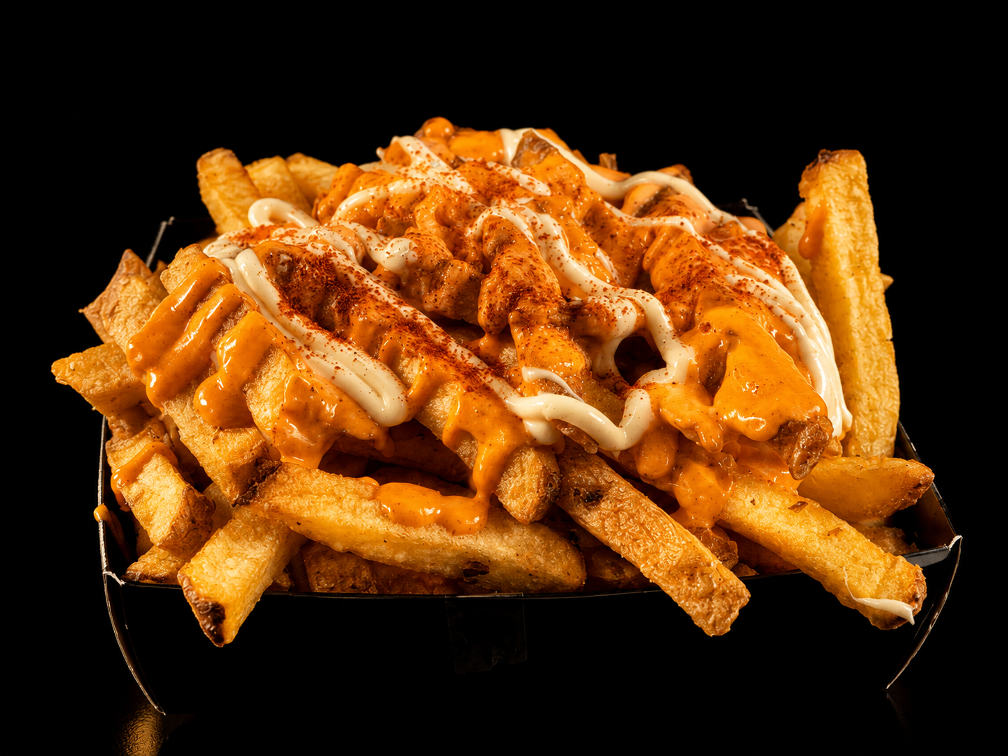 Andaluz loaded fries — Spaanse halal funky fries De Friet Fabrique Tilburg
