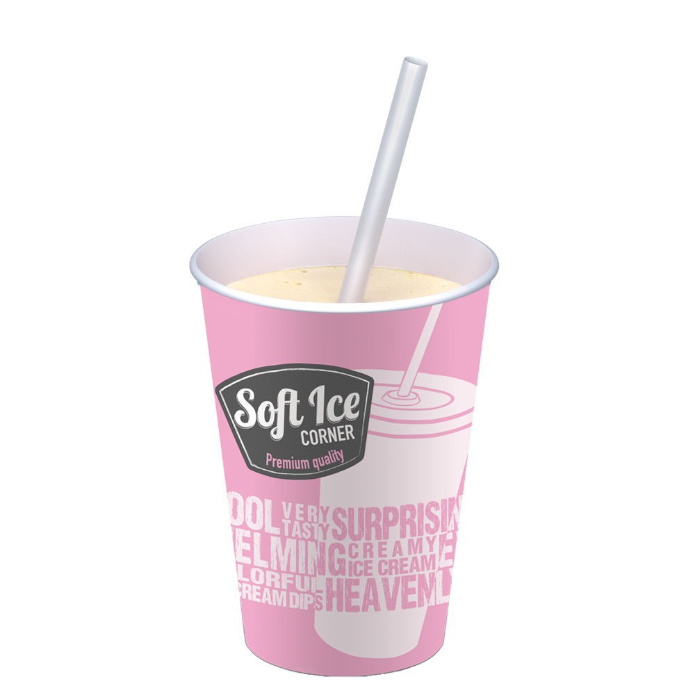 Milkshake middel — halal milkshake Tilburg De Friet Fabrique